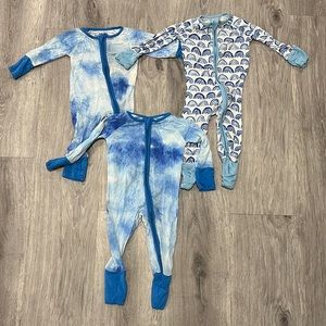 Three Little Sleepies baby boy onesie